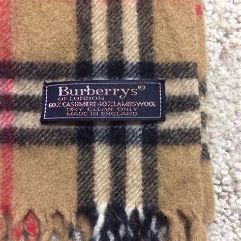 burberry scarf blue tag|Burberry scarf label.